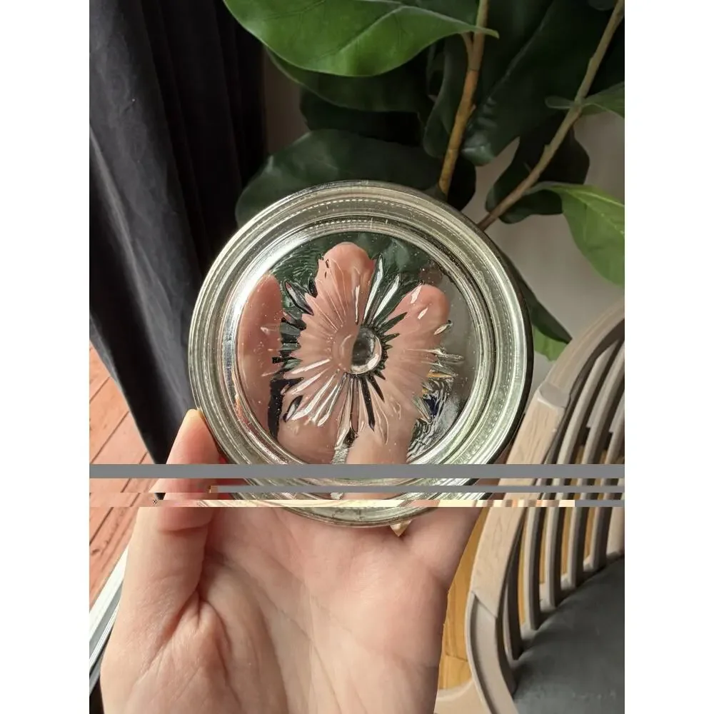Set of 3 Leonard Silver-Plated Glass Coasters Vintage Starburst Design Hong Kong